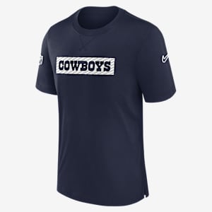 Nike DRI-FIT Cowboys #47 パデッドシャツ ネイビー XL Dallas Cowboys Sideline Player Men's Nike Dri-FIT NFL T-Shirt